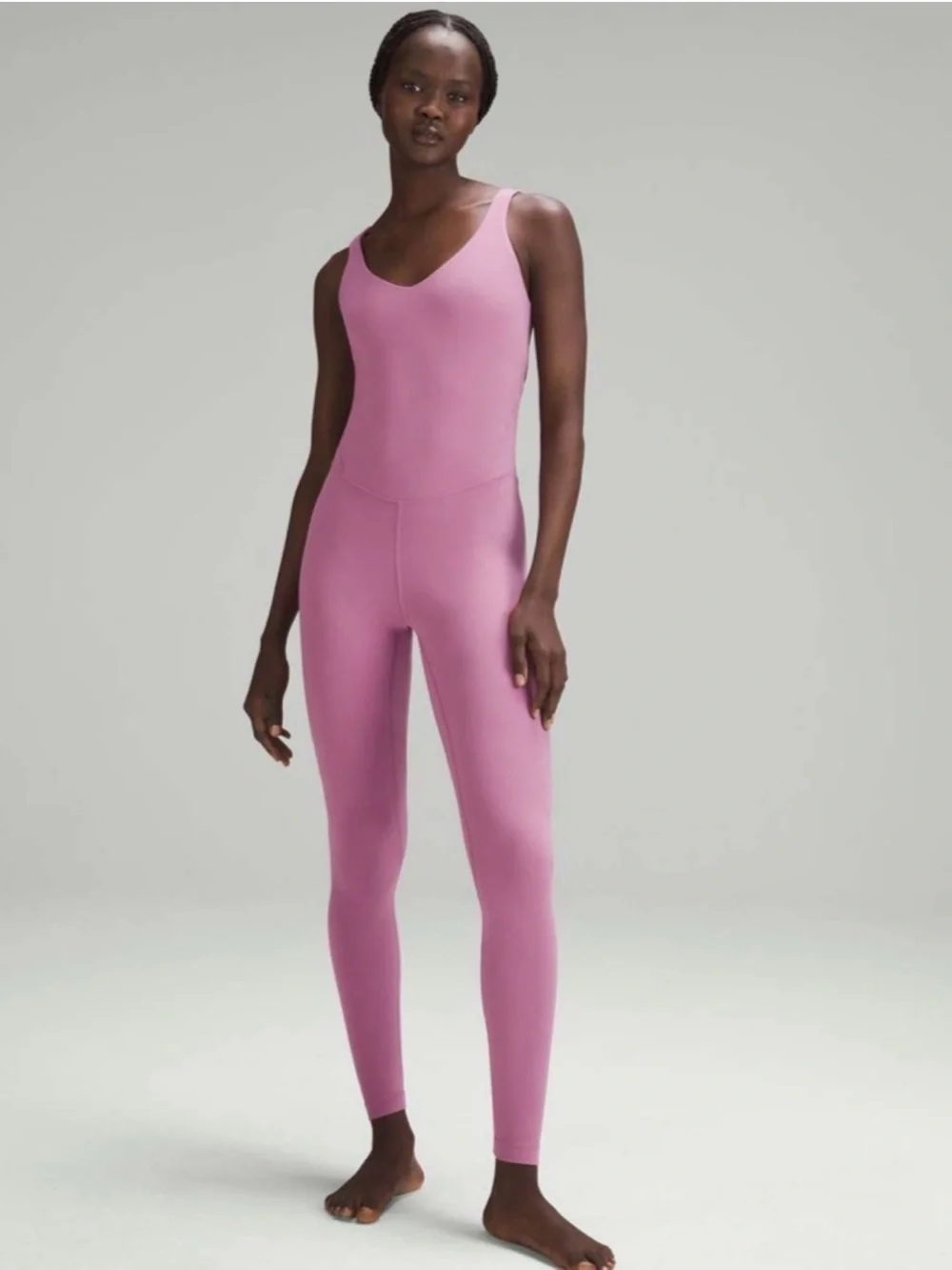 lululemon athletica Sleeveless Rose-Pink Jumpsuit